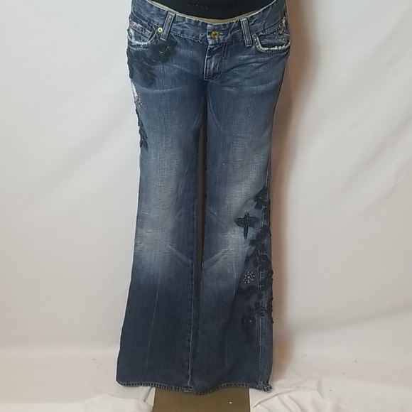 FOR ALL MANKIND EMBLESSISHED JEANS - Picture 3 of 13